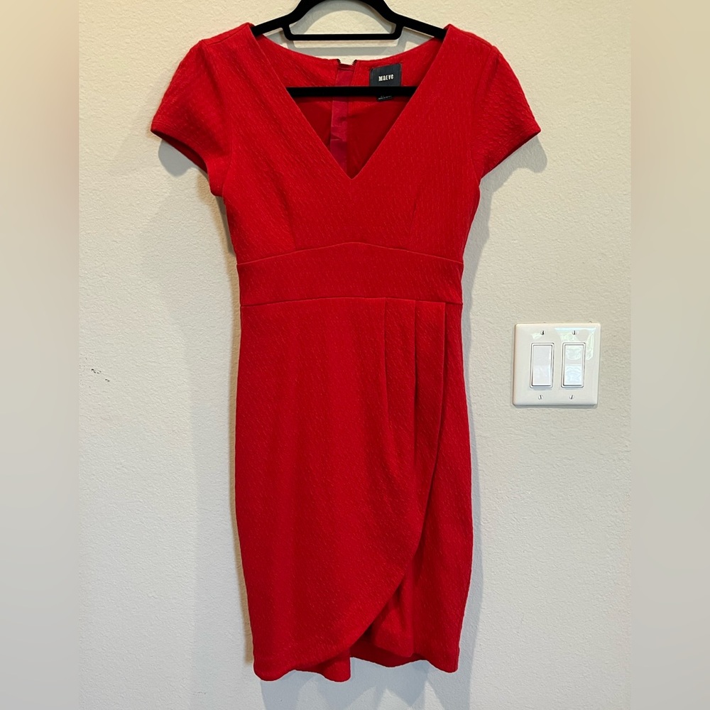 Anthropologie Red Cocktail dress